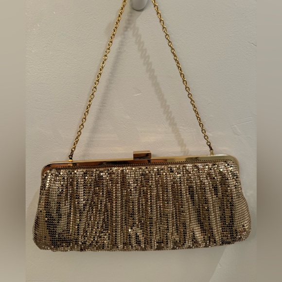 Whiting & Davis Gold Mesh Clutch - Picture 5 of 7